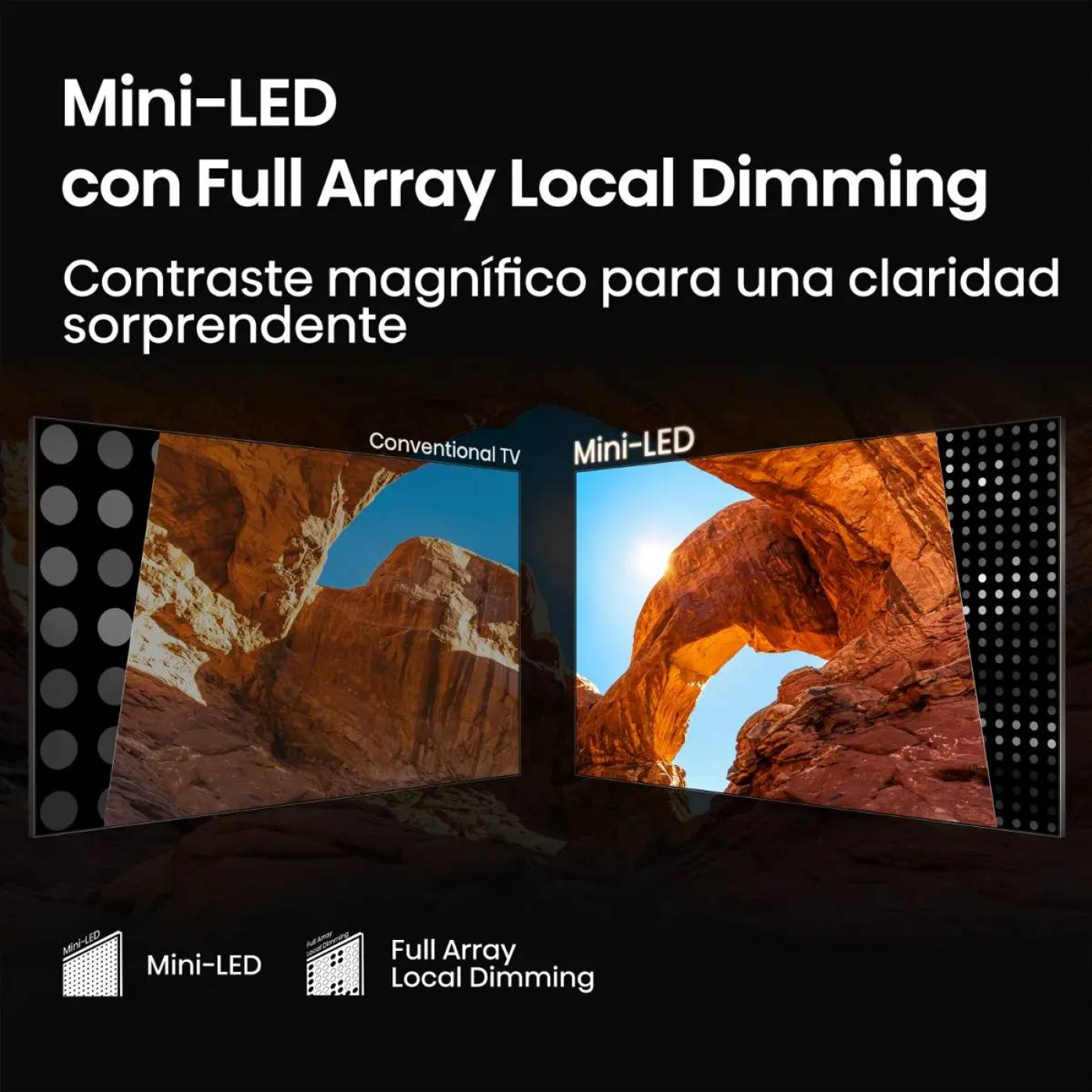 Televisión  Hisense 55U65QFM