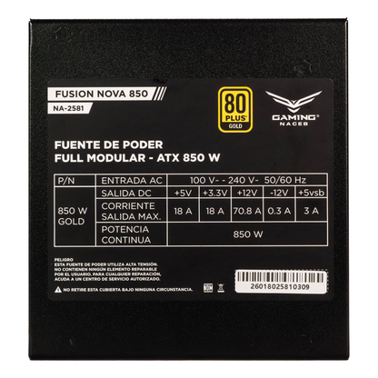 Fuente de poder Naceb Technology NA-2581