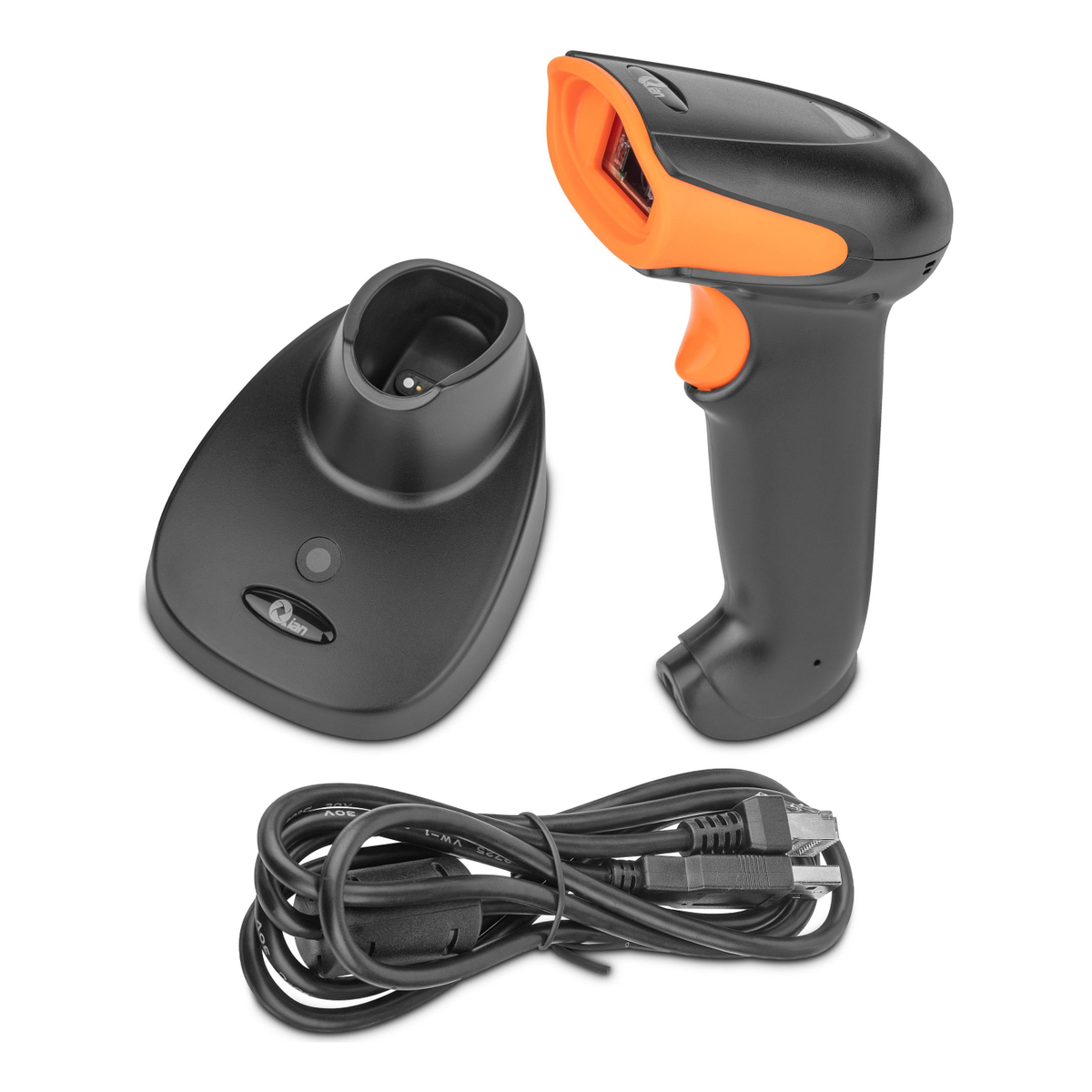 Lector de Códigos de Barras Qian QOB-2DMFE Inalámbrico con Base