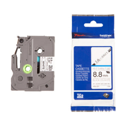 Tubo Termorretráctil Brother Blanca Continua Termoretráctil de 8.8 mm de Diámetro X 1.5 m de Largo (HSE221)