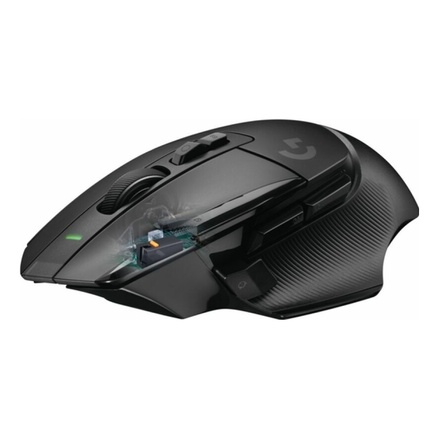 Mouse Gaming Logitech G502 inalámbrico 2.4 GHz óptico 25600 DPI 13 botones Negro (910-006179)