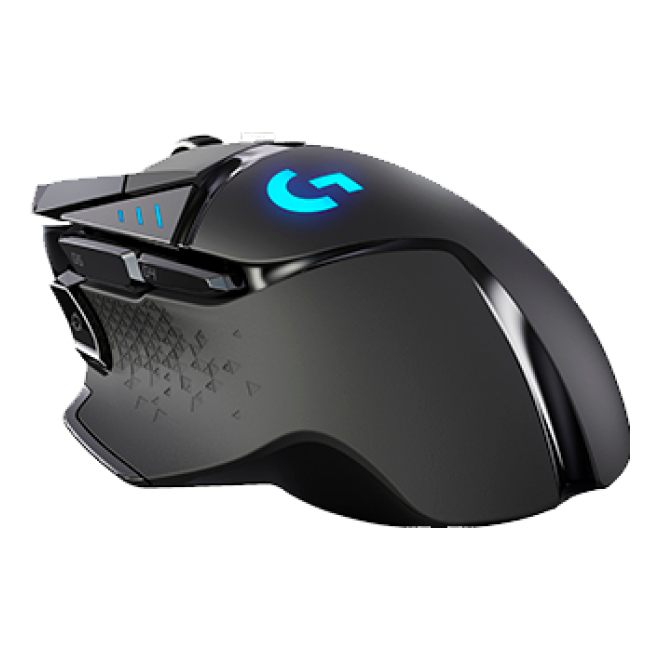 Mouse Gaming Logitech G502 inalámbrico 2.4 GHz óptico 16000 DPI 11 botones Negro (910-005566)
