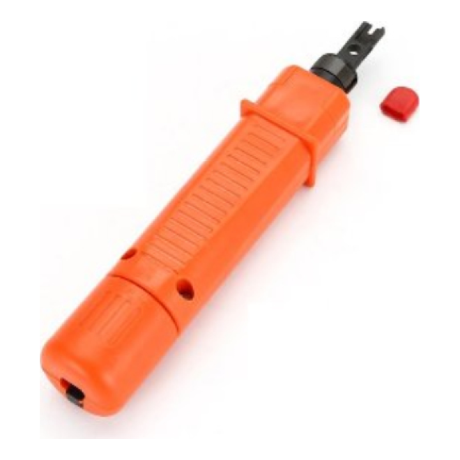 Pinza para Ponchar Paneles de Parcheo BROBOTIX Naranja (497813)