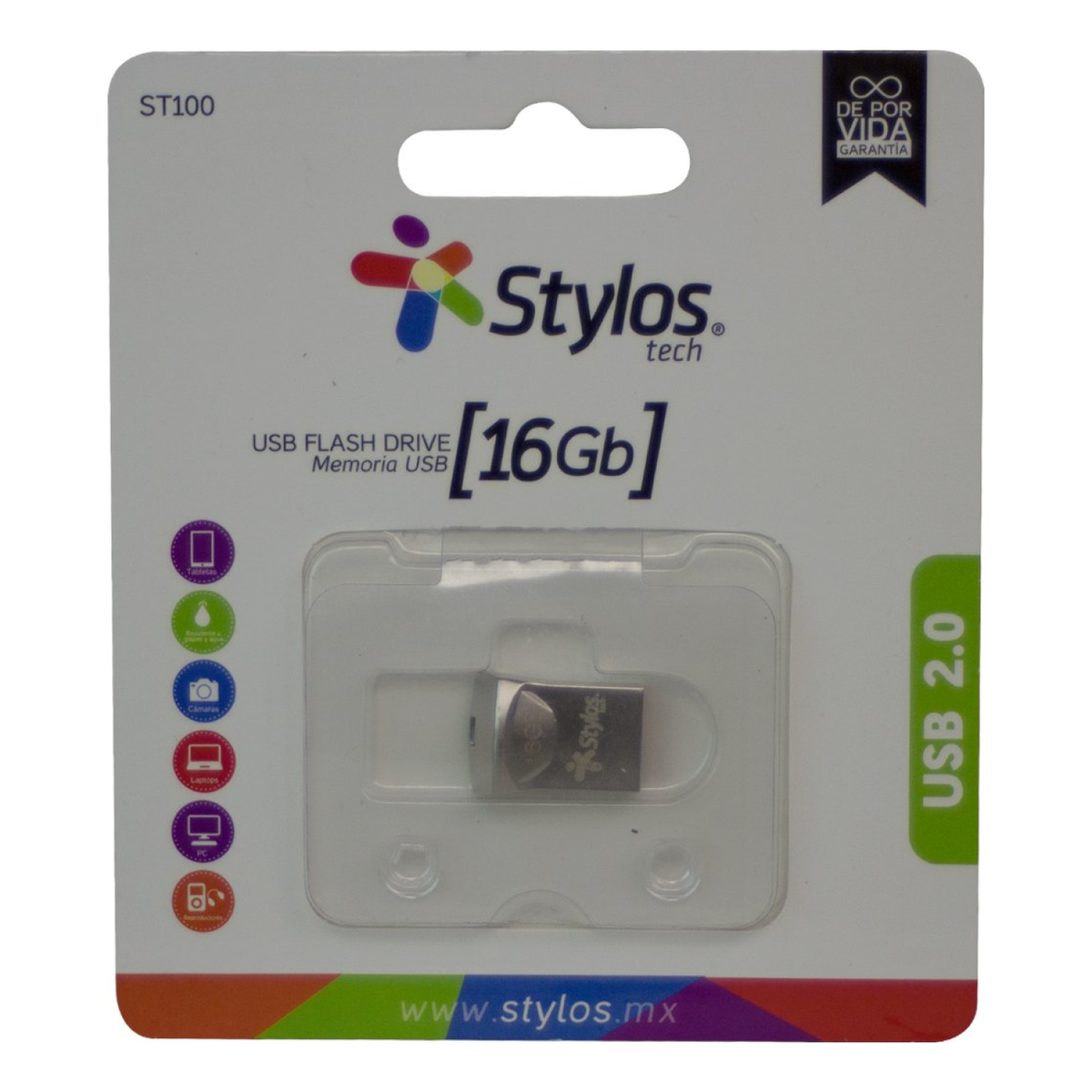 Memoria USB Stylos STMUS42S 16 GB