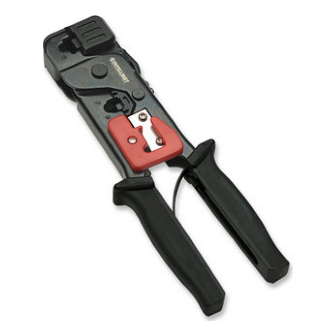 Pinza Crimpeadora INTELLINET para RJ45 Negro (210836)