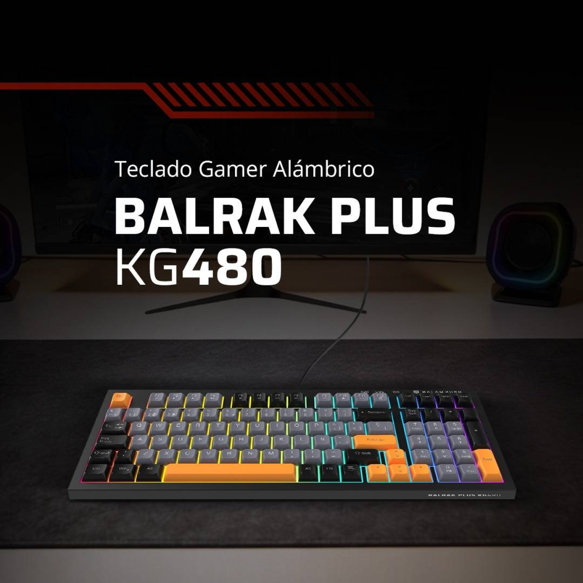 Teclados Gaming Balam Rush KG480