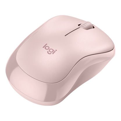 Mouse Logitech M240 Bluetooth óptico 4000 DPI 3 botones silencioso Rosa (910-007117)
