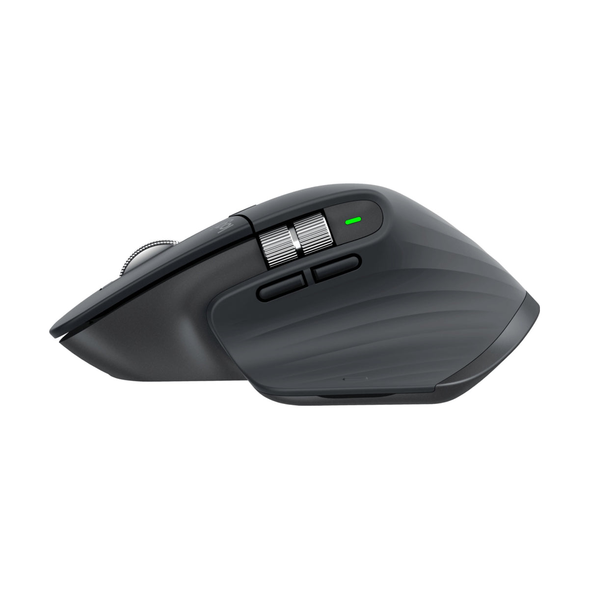 Mouse Logitech MX MASTER 3S Bluetooth/2.4 GHz óptico 8000 DPI 7 botones silencioso Grafito (910-006561)