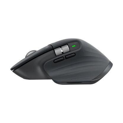 Mouse Logitech MX MASTER 3S Bluetooth/2.4 GHz óptico 8000 DPI 7 botones silencioso Grafito (910-006561)