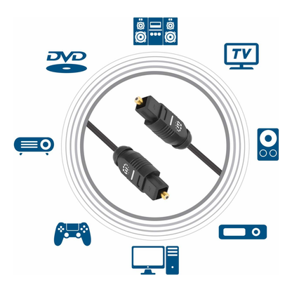 Cable de Audio Digital Optico Toslink  MANHATTAN 356077