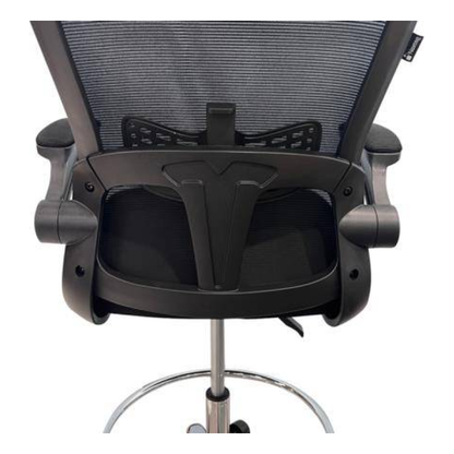 Silla Ejecutiva Alta Nextep NE-651N con Reposapiés y Soporte Lumbar, Negro