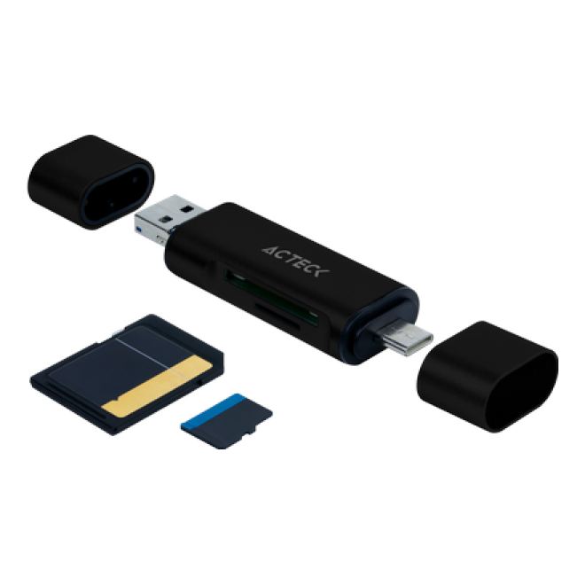 Lector de Memorias ACTECK DH450 USB-C/USB-A/Micro-USB (AC-934824)