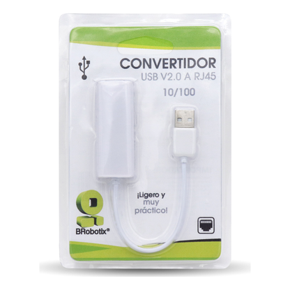 Adaptador BROBOTIX USB V2.0 A RJ45