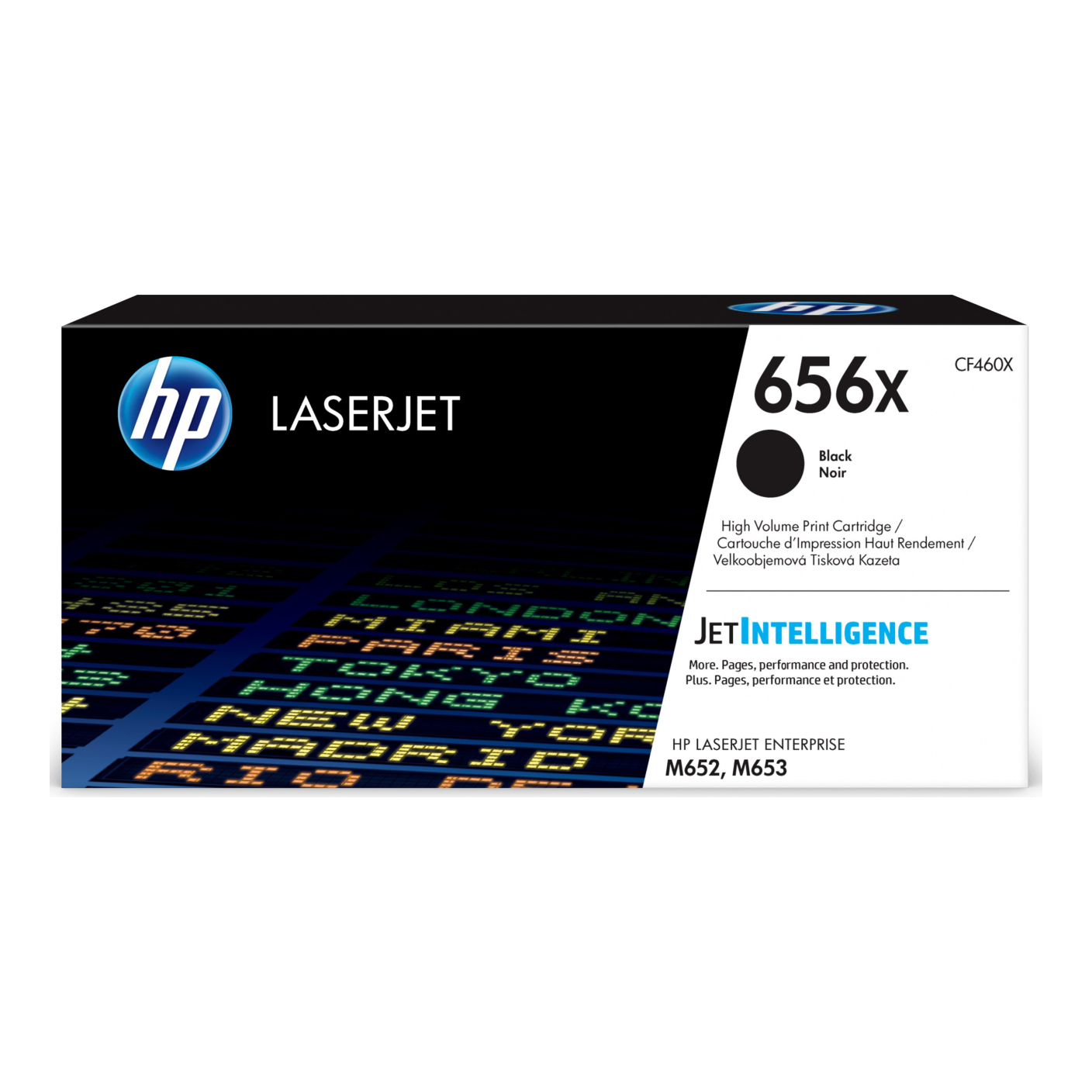 Tóner HP Original 656X Negro – Para LaserJet Pro MFP M3820, LaserJet Pro MFP M3821, LaserJet Pro MFP M3822 (CF460X)