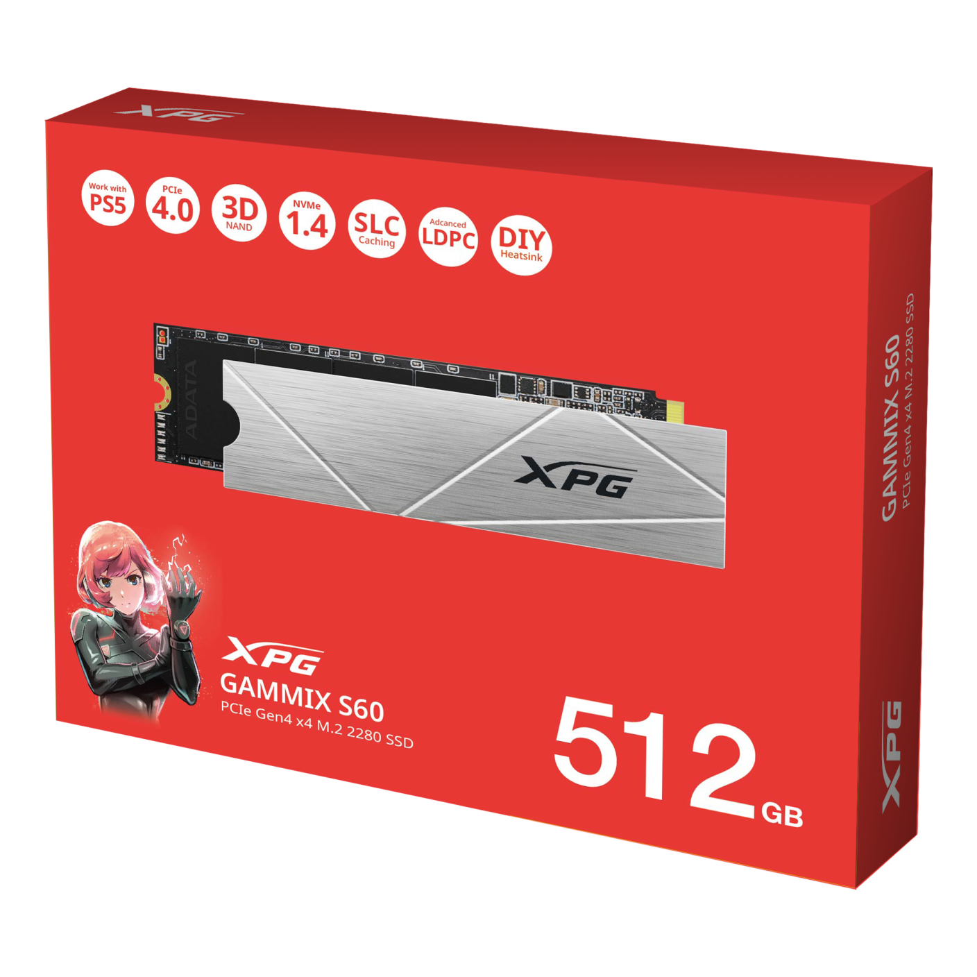 Unidad de estado solido  ADATA GAMMIX S60