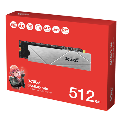Unidad de estado solido  ADATA GAMMIX S60