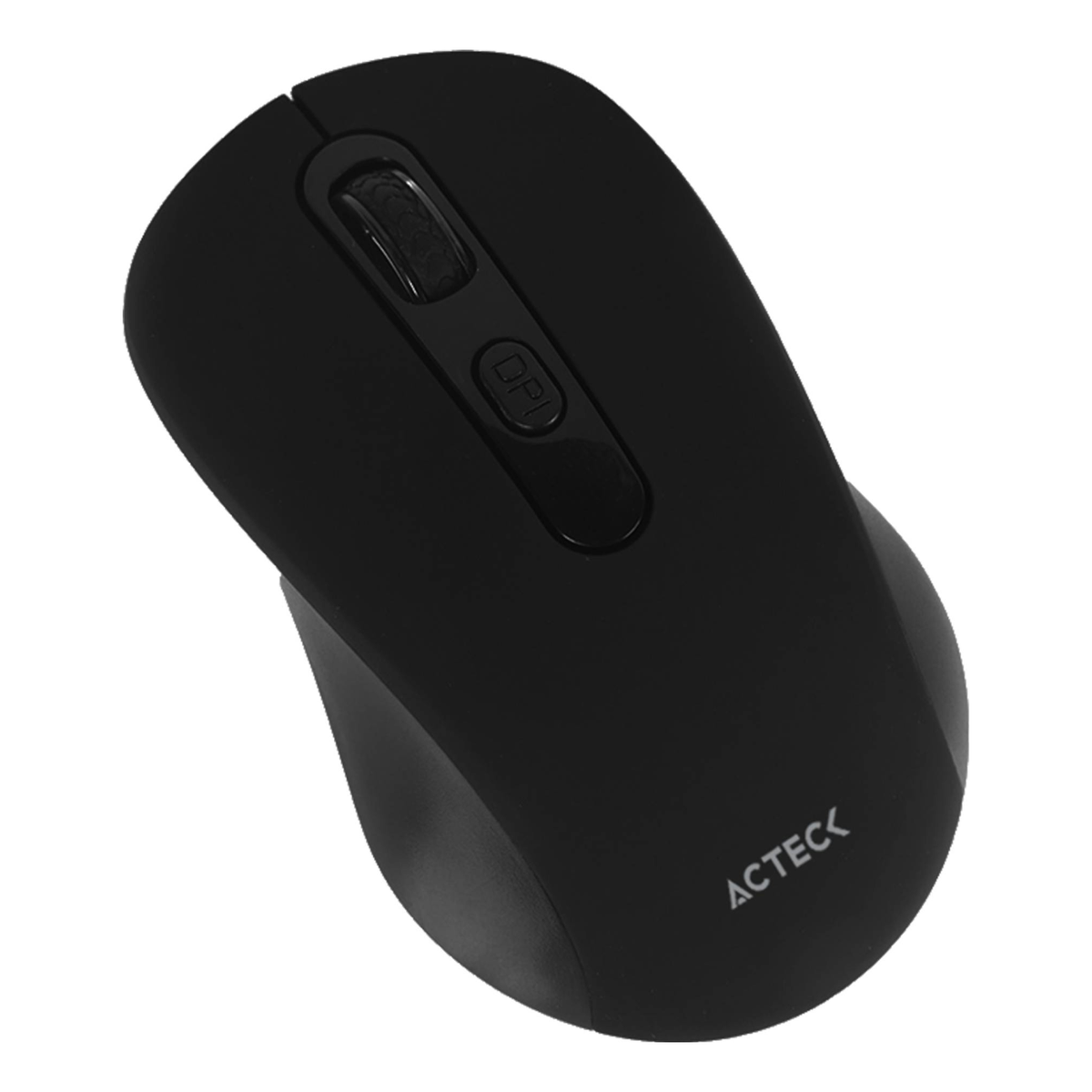 Mouse ACTECK MI215 inalámbrico 2.4 GHz óptico 1600 DPI 3 botones silencioso Negro (AC-933445)