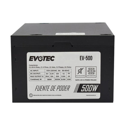 Fuente de Poder EVOTEC EV-500