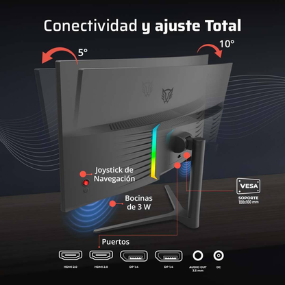 Monitores Gaming Balam Rush COSMOS ARCUS MCA34X