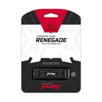 SSD M.2 2280 NVMe Kingston Technology Fury Renegade 2 TB PCIe 4.0 x4 hasta 7300 MB/s (SFYRD/2000G)