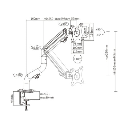 Soporte OVALTECH OVM-S1732