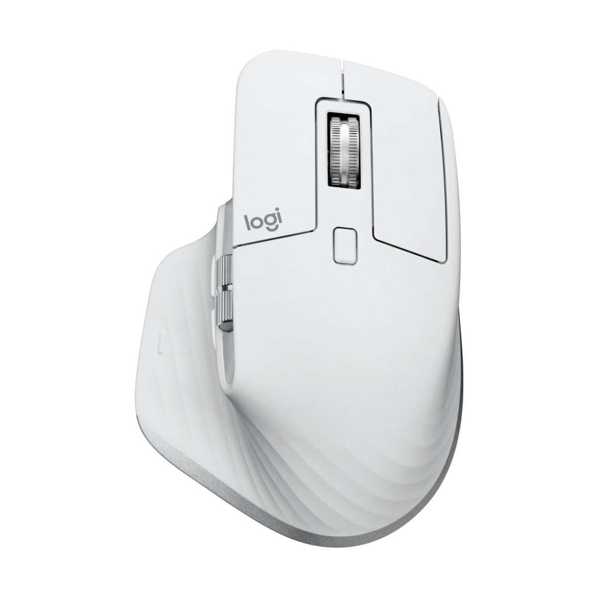 Mouse Logitech MX MASTER 3S Bluetooth/2.4 GHz óptico 8000 DPI 7 botones silencioso Plata, Blanco (910-006562)