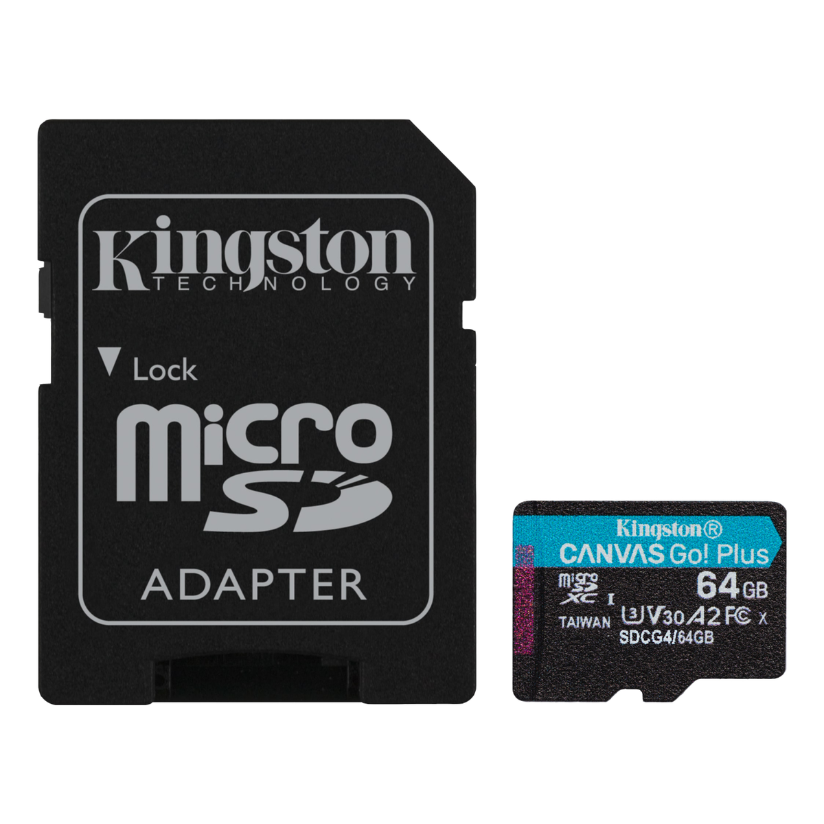 Tarjeta de Memoria microSDXC Kingston Technology Canvas Go! Plus Gen 4 64 GB (SDCG4/64GB)