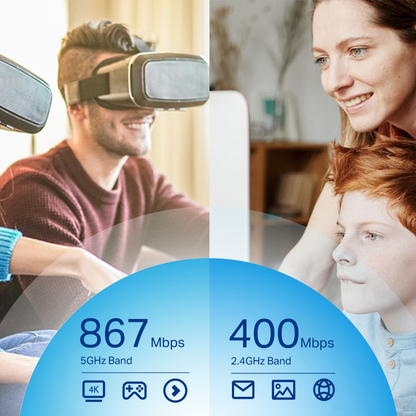 Adaptador USB TP-LINK ARCHER T4U PLUS