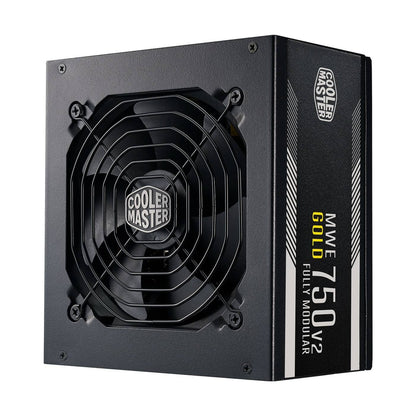 Fuente de Poder Gaming Cooler Master MWE Gold 750 V2 750 W 80 PLUS Gold Totalmente Modular (MPE-7501-AFAAG-U2)