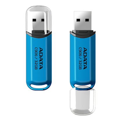 Memoria USB ADATA C906 32 GB Azul (AC906-32G-RWB)