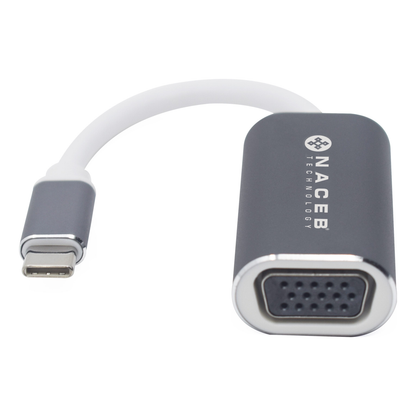 Adaptador Tipo C a VGA Naceb Technology NA-0110