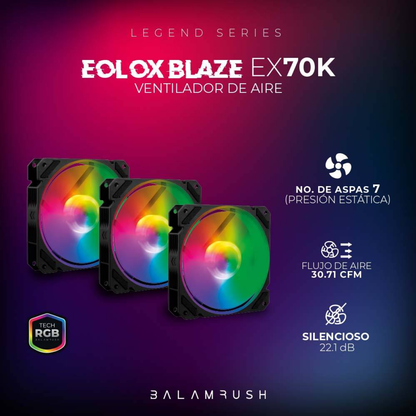 Ventiladores Balam Rush EX70K