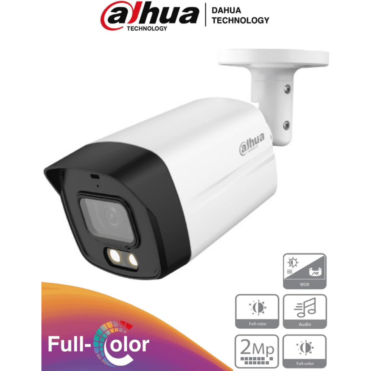Cámara Bala  Dahua Technology DH-HAC-HFW1239TLMN-A-LED-0360B
