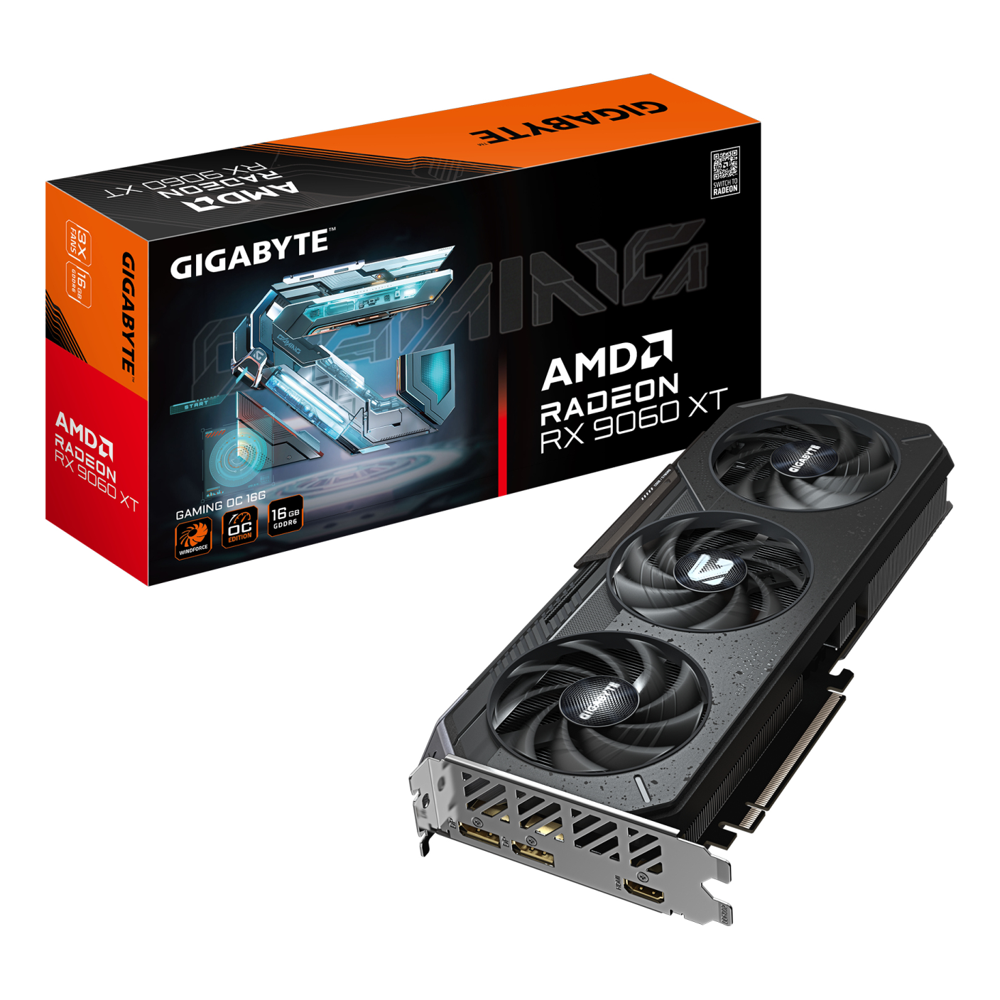 Tarjeta de video GIGABYTE GV-R9060XTGAMING OC-16GD
