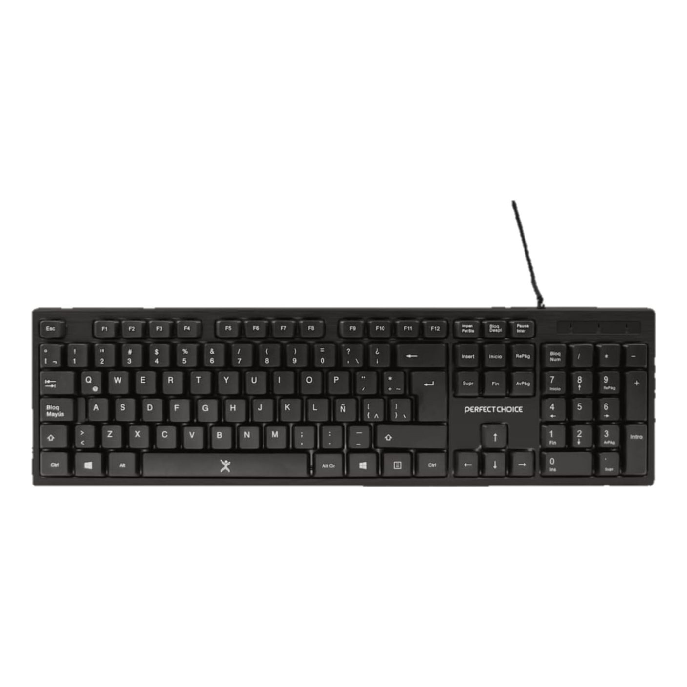 Kit Teclado+Mouse+Diadema para Oficina  PERFECT CHOICE PC-201717