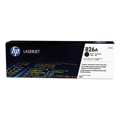 Tóner HP Original 826A Negro – Para LaserJet Pro M401, LaserJet Pro M425, LaserJet Pro MFP M521 (CF310A)