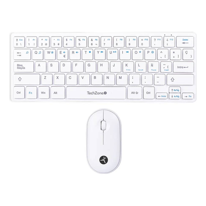 Kits para Teclado Y Mouse TECHZONE Young Pop White