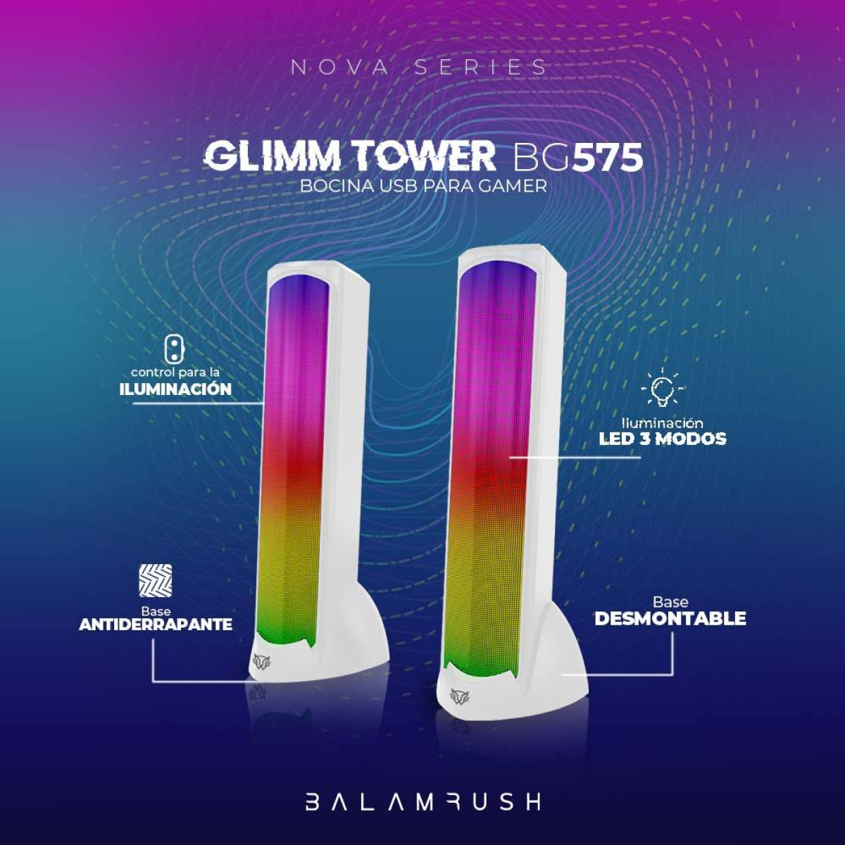 Bocinas Gaming Balam Rush BG575