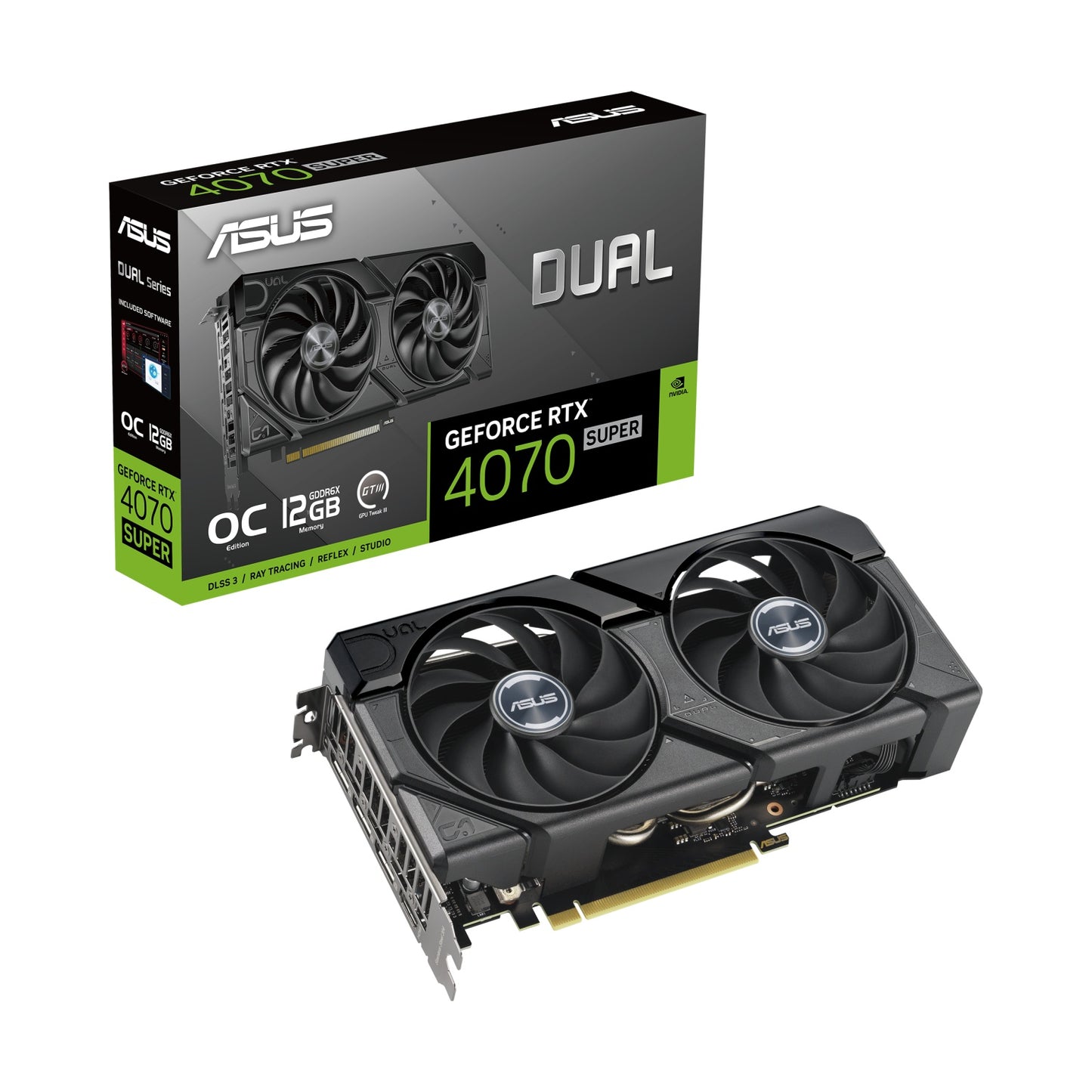 Tarjetas de video ASUS DUAL-RTX4070S-O12G-EVO