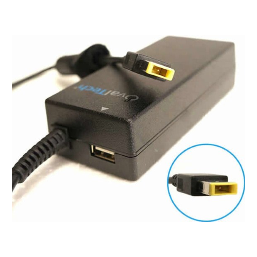 Adaptador para Computadora Portátil OVALTECH 20V/4.62AH C/Blister + USB