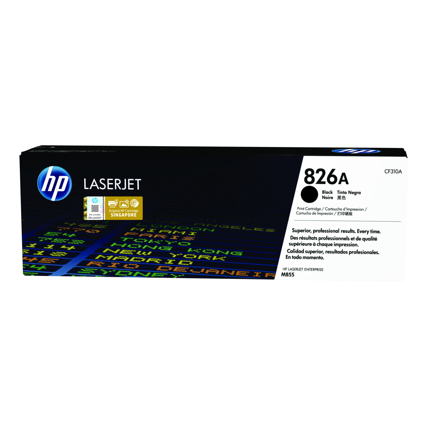 Tóner HP Original 826A Negro – Para LaserJet Pro M401, LaserJet Pro M425, LaserJet Pro MFP M521 (CF310A)