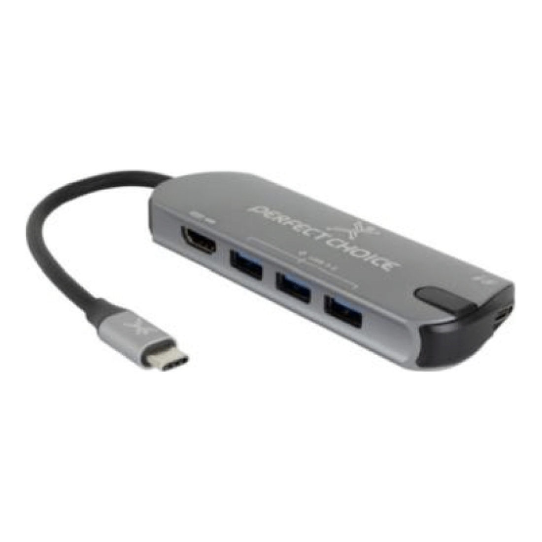 HUB 5 EN 1 USB-C PERFECT CHOICE PC-101246