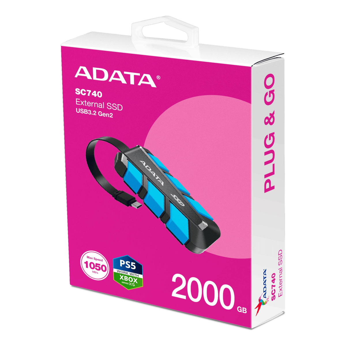 SSD ADATA SC740 2 TB (SC740-2000G-CBU)