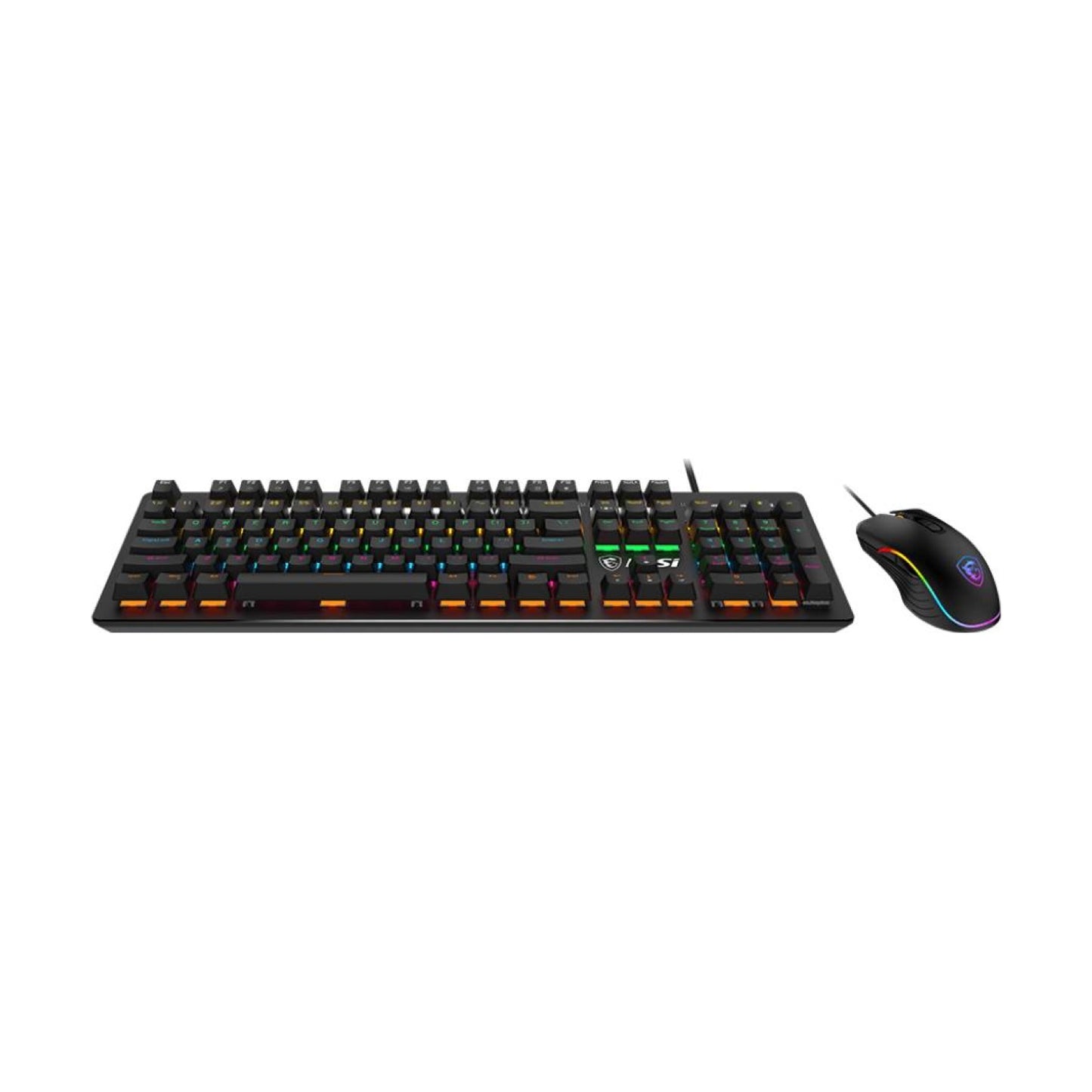 Kit de teclado y mouse MSI FORGE GK300 COMBO BLUE