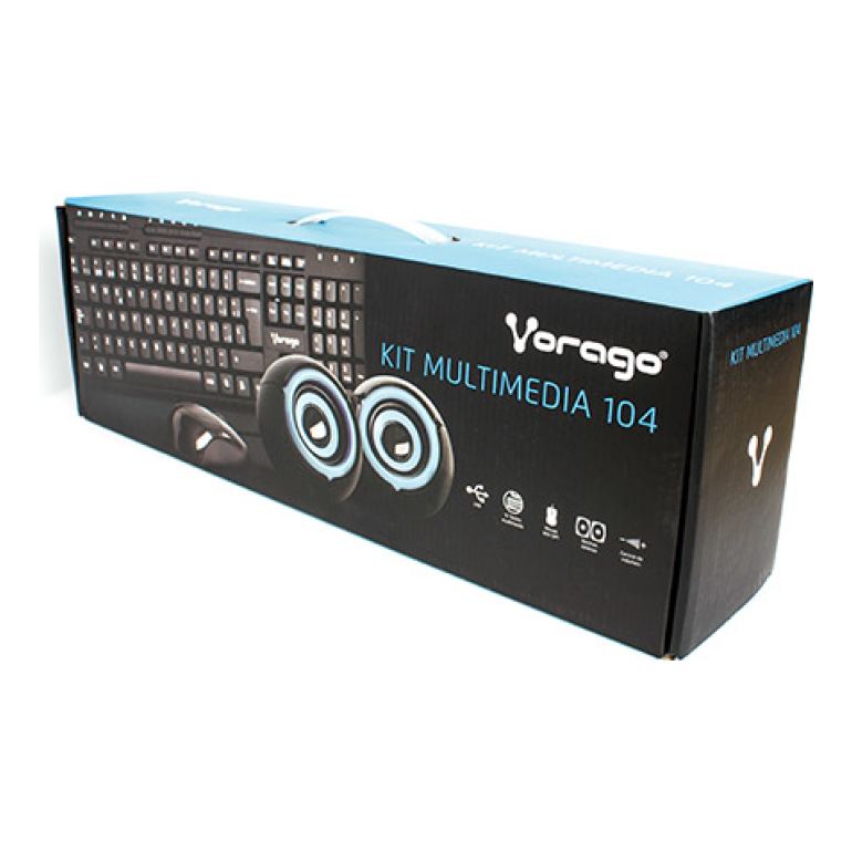 Kit de Teclado y Mouse VORAGO Kms-104