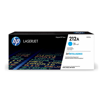 Tóner HP Original 212A Cian – Para LaserJet Pro M104, LaserJet Pro M132, LaserJet Pro M148 (W2121A)