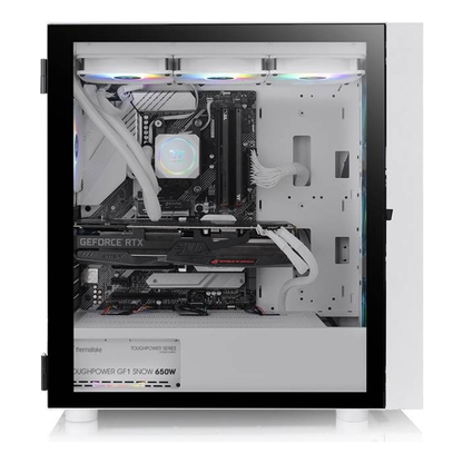 Gabinete  THERMALTAKE H570 TG Snow Mid Tower