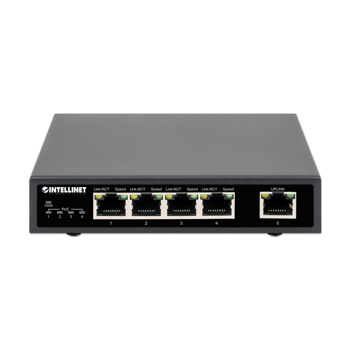 Switch PoE+ con 5 Puertos Gigabit INTELLINET 561839