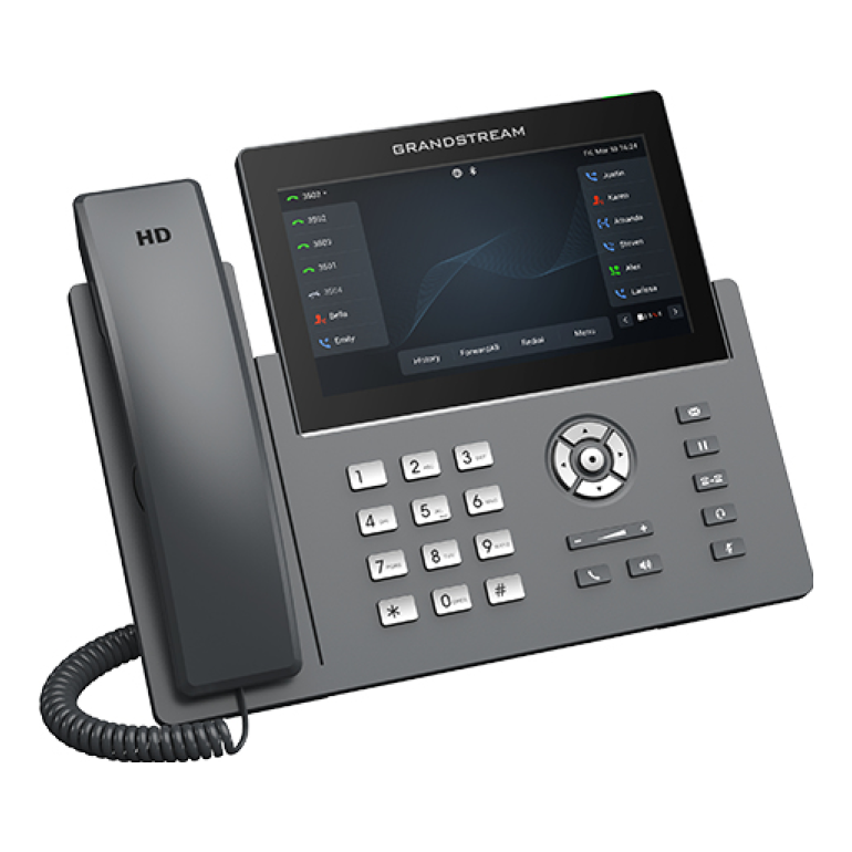 Teléfono IP Grandstream GRP2670 12 Líneas 6 Cuentas SIP Wi-Fi Bluetooth