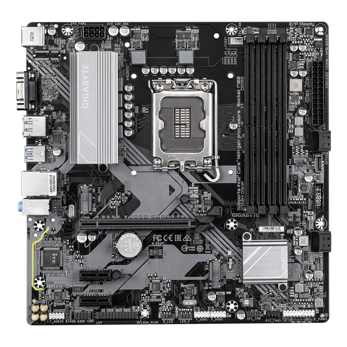 Motherboard Gigabyte B760M D3HP Socket LGA1700 Micro-ATX DDR5